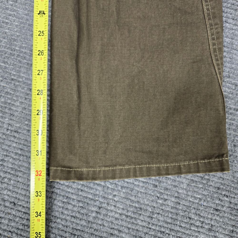 Kuhl Outkast Pants Mens 36x32 Brown Olive Canvas Patina Dye Hiking Outdoor - Picture 9 of 9